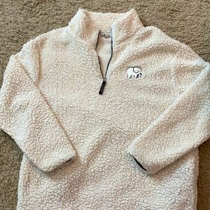 Ivory ella pullover. Super soft and fluffy.